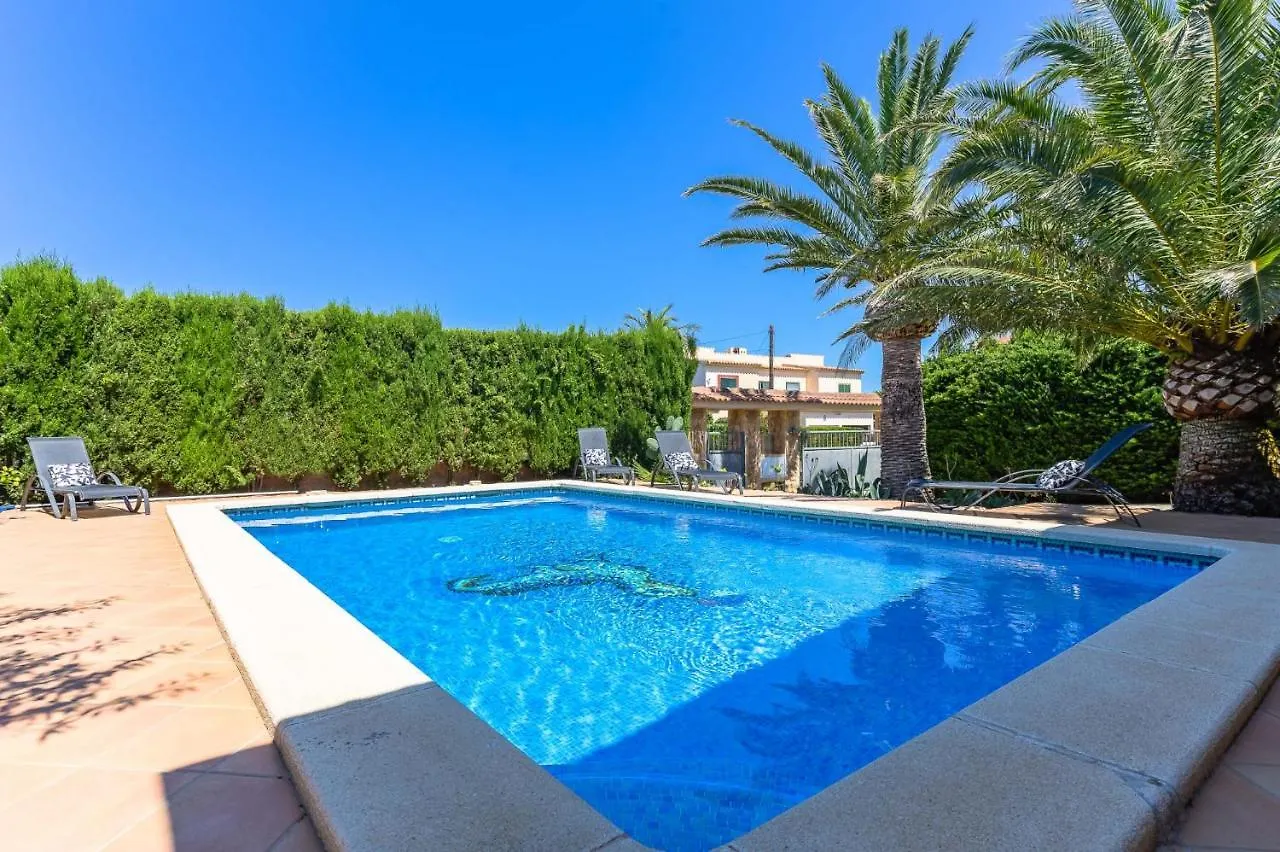 Villa 2263 Sunny Holiday Home With Views Over The Bay Of Palma Badia Gran Spain